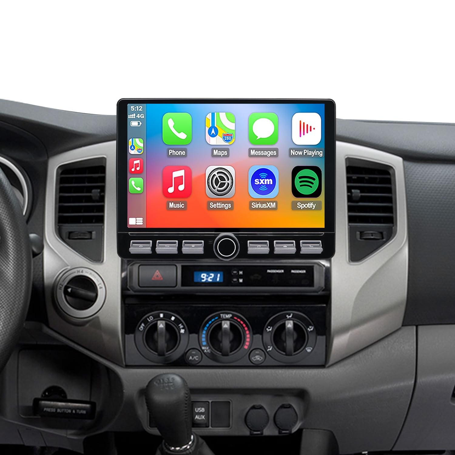 4G LTE QLED Radio for Toyota Tacoma 2005-2015 Upgrade,8-Core CPU Touch...