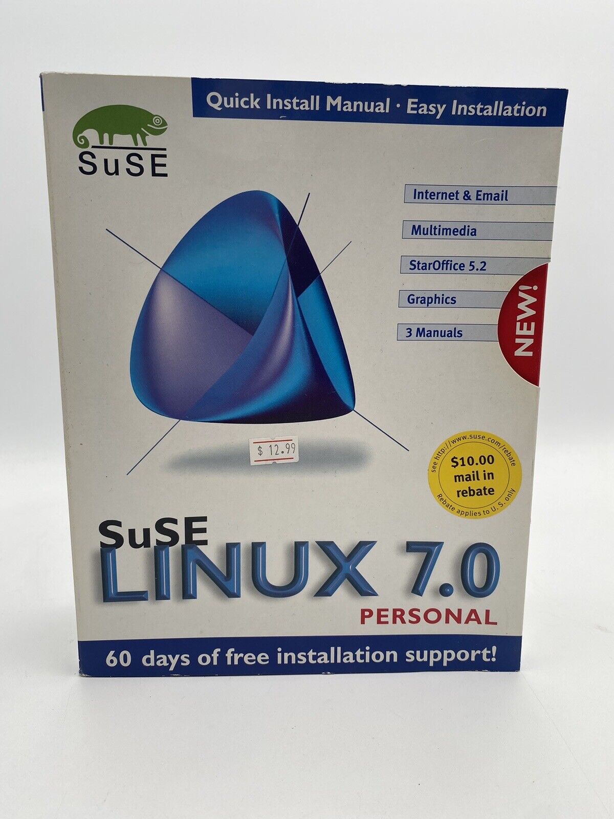 Vintage Suse Linux 7.0 Personal For Macintosh