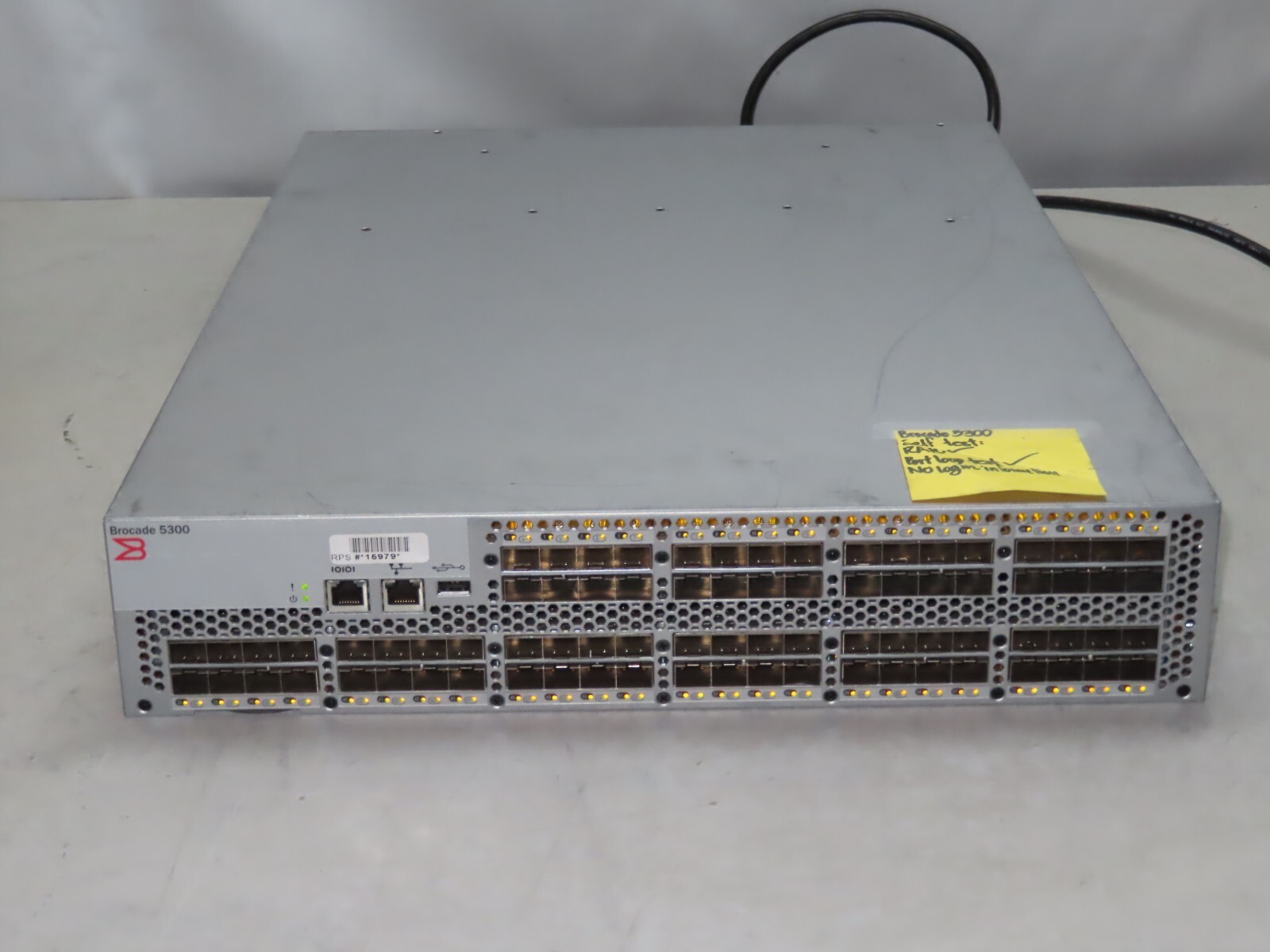 Brocade BR-5300 BROCADE 5300 BR-5340-1008 80-PORT 8Gbps SAN SWITCH