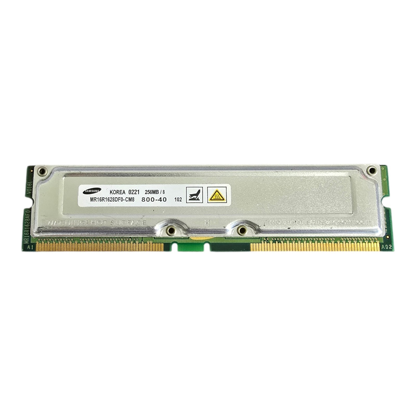 Samsung 256MB PC800-40 RIMM RDRAM MR16R1628DF0-CM8 RAM