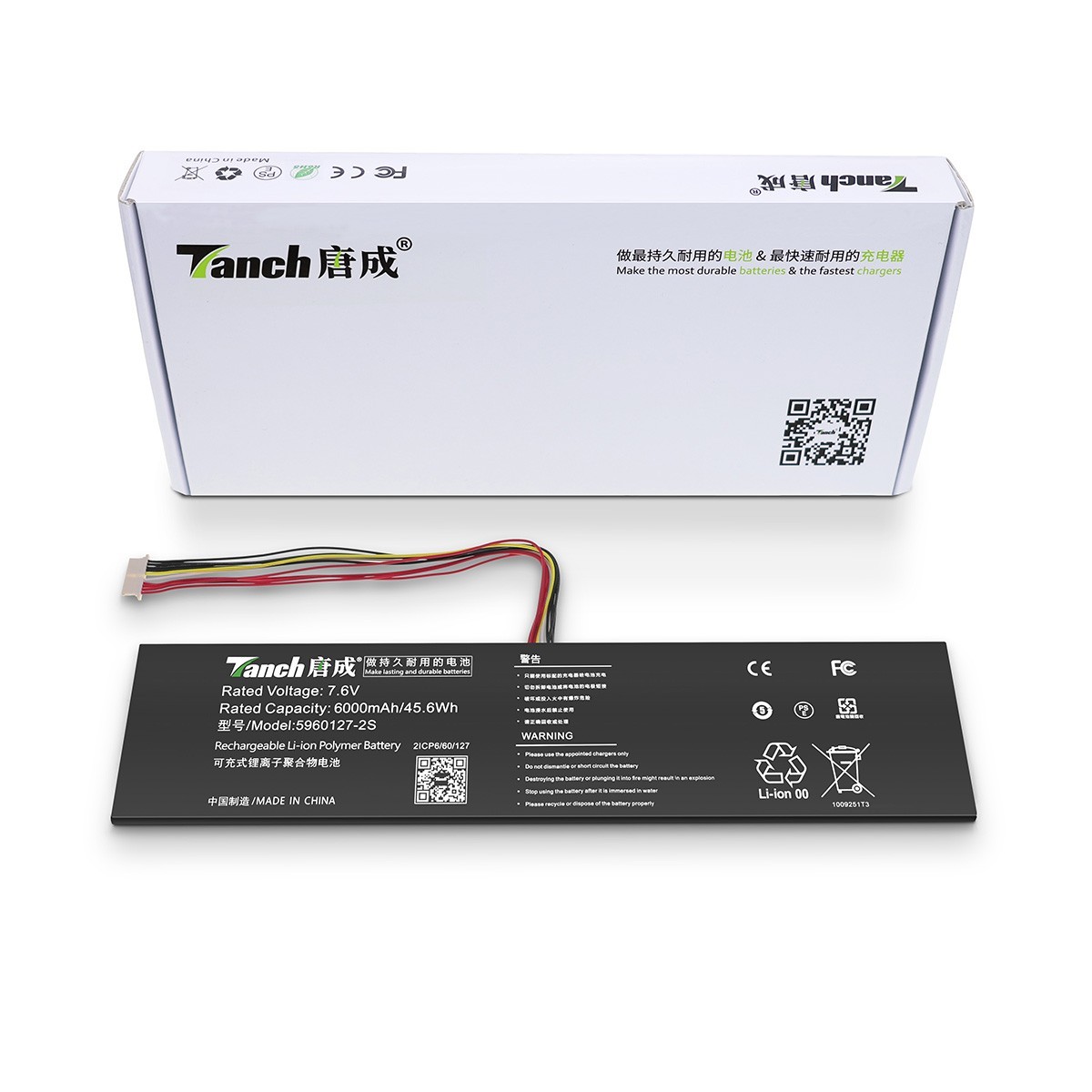 Genuine Tanch battery for N5100 c15 v2 CSL R Evolve T14 v2 5960126-2S 7.6V 6000m