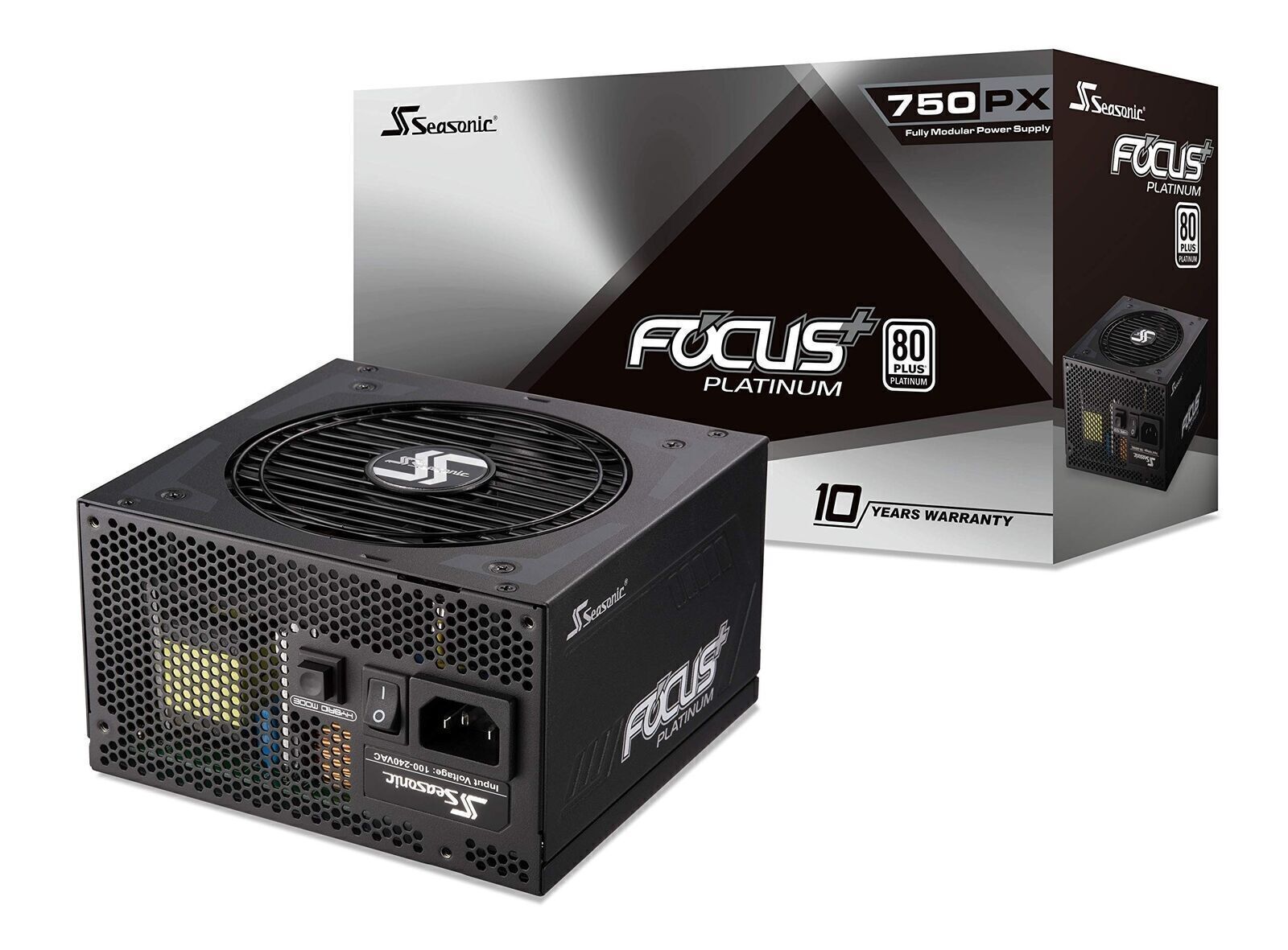 Sea Sonic Focus+ SSR-750PX 750W 80 Plus Platinum Full Modular Power Supply