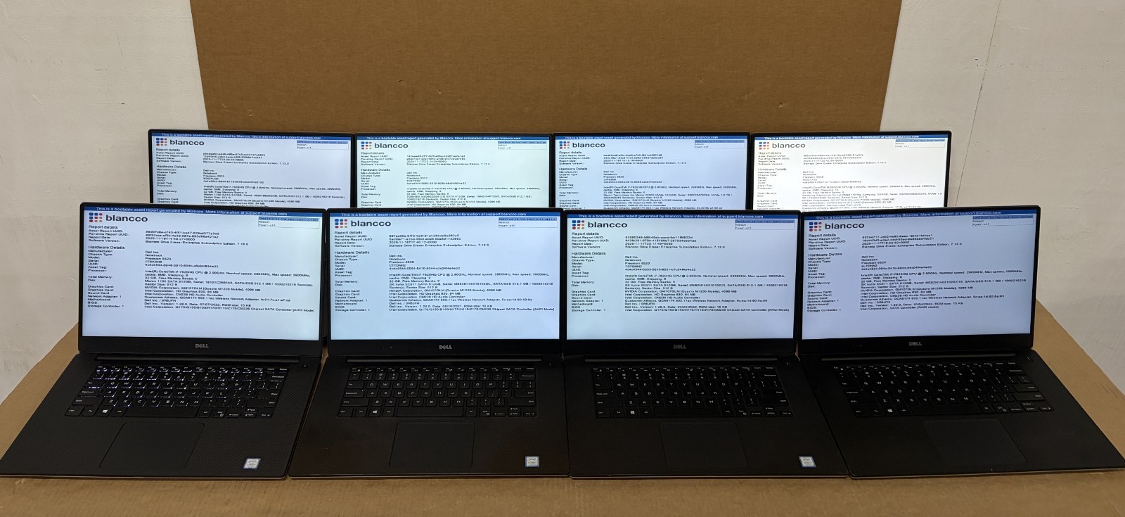 Mixed Lot of 8 Dell Precision 5520/5530 i7/i9 | 32GB RAM | 512GB/1TB SSD | READ