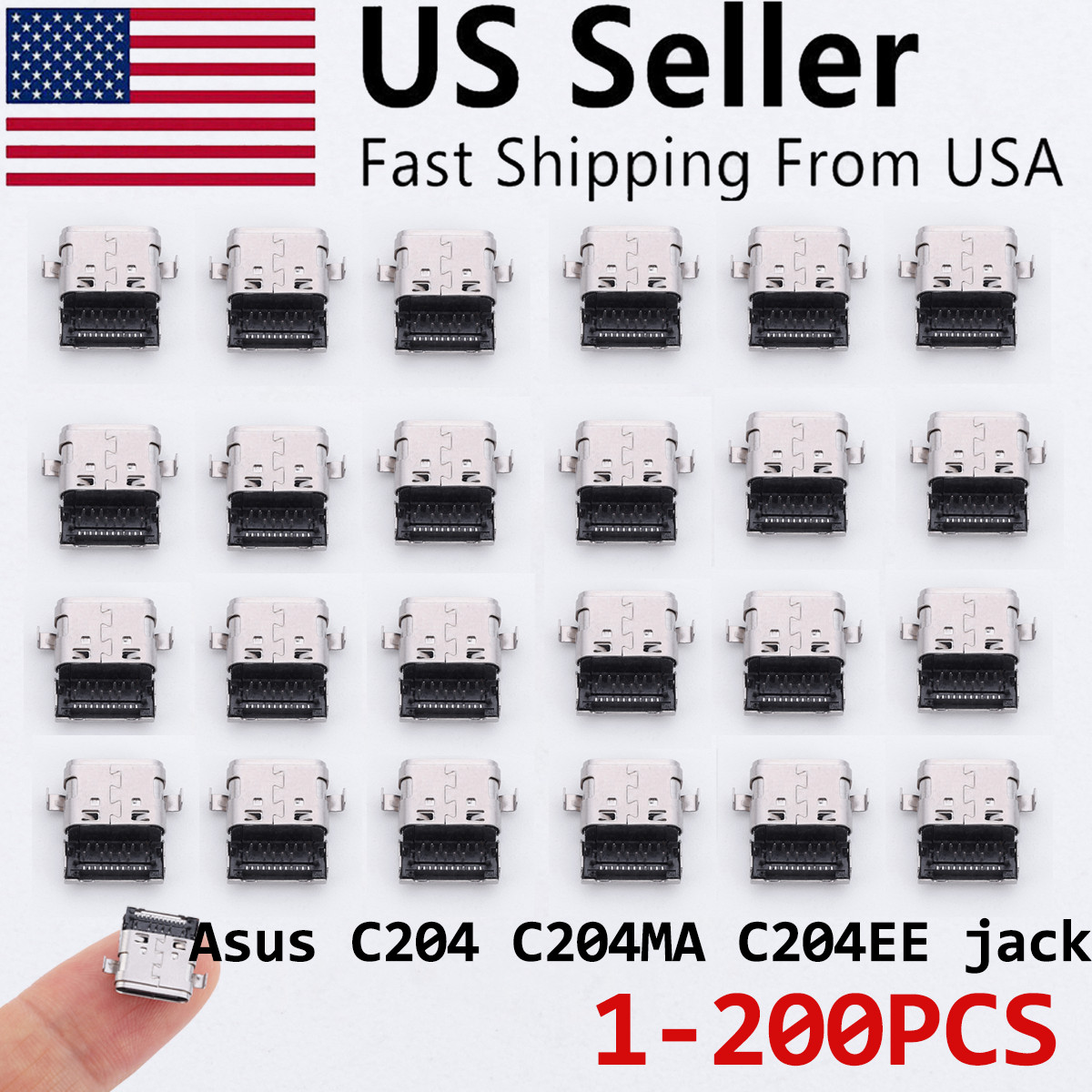 Wholesale Type-C USB Charging Port DC Power Jack for Asus Chromebook C204 C204MA
