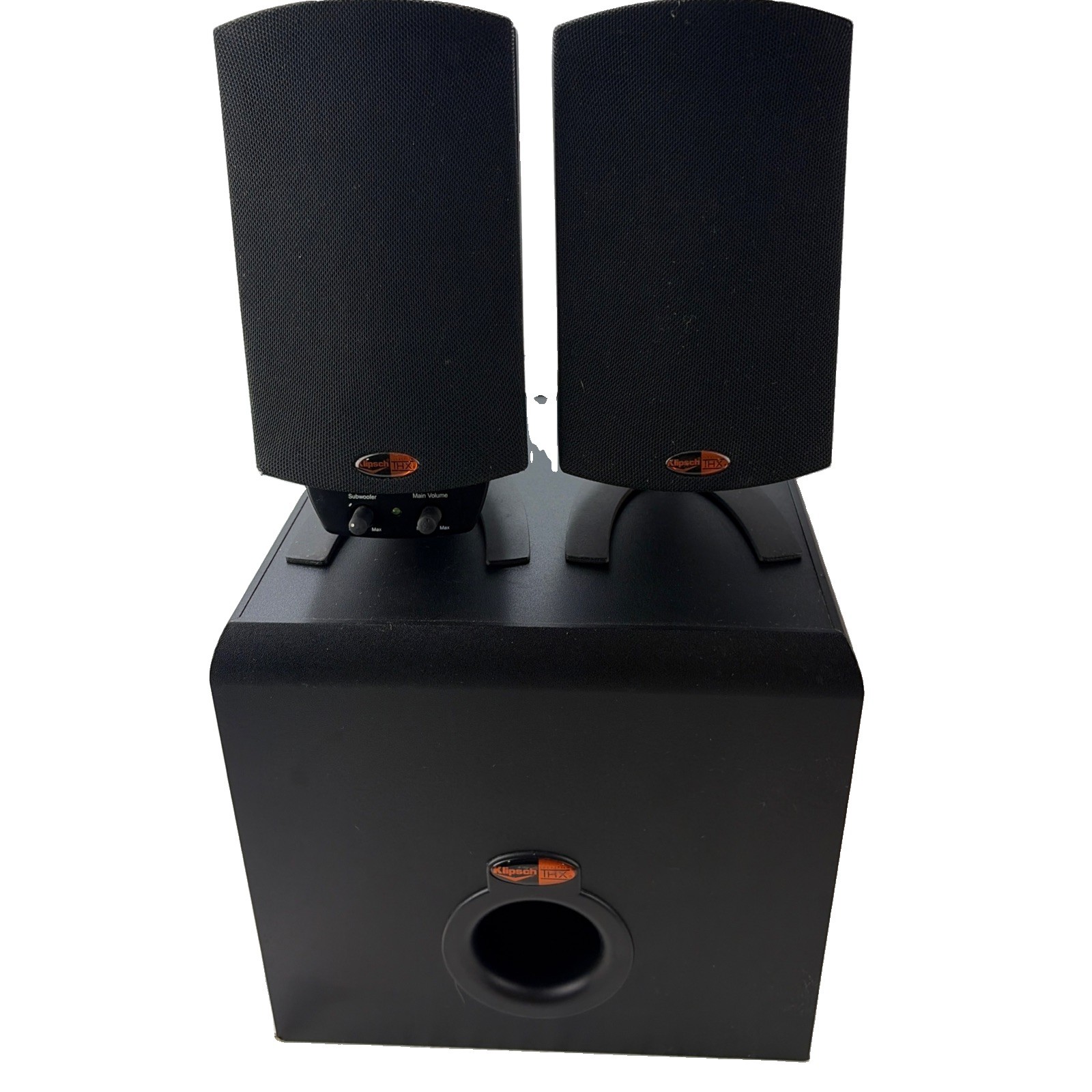 100% Working KLIPSCH ProMedia 2.1 THX Certified PC Computer Speaker System WOW
