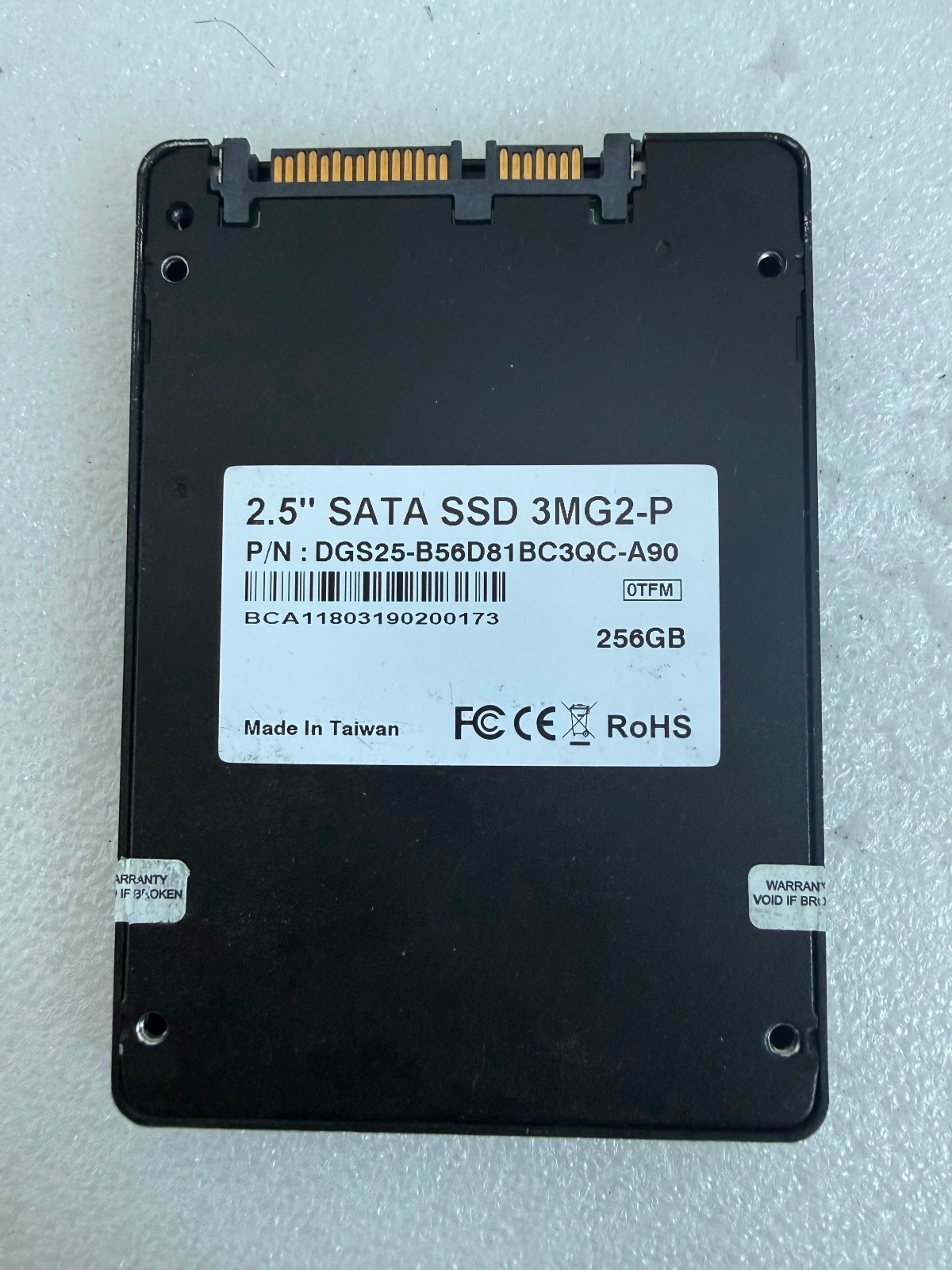Innodisk 256GB 2.5" SATA SSD 3MG2-P DGS25-B56D81BC3QC-A90
