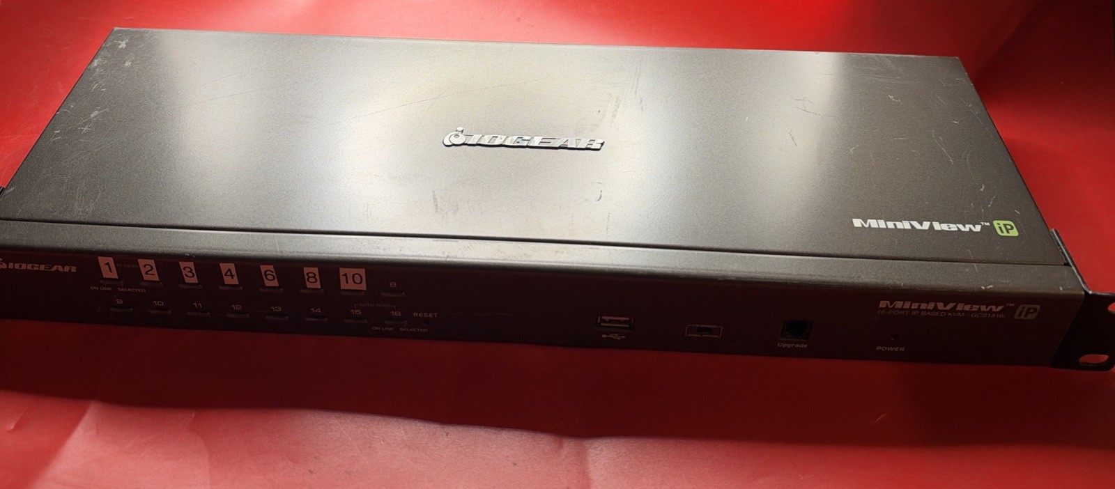 Iogear Miniview GCS1816i 16-port IP Based KVM No Adapter