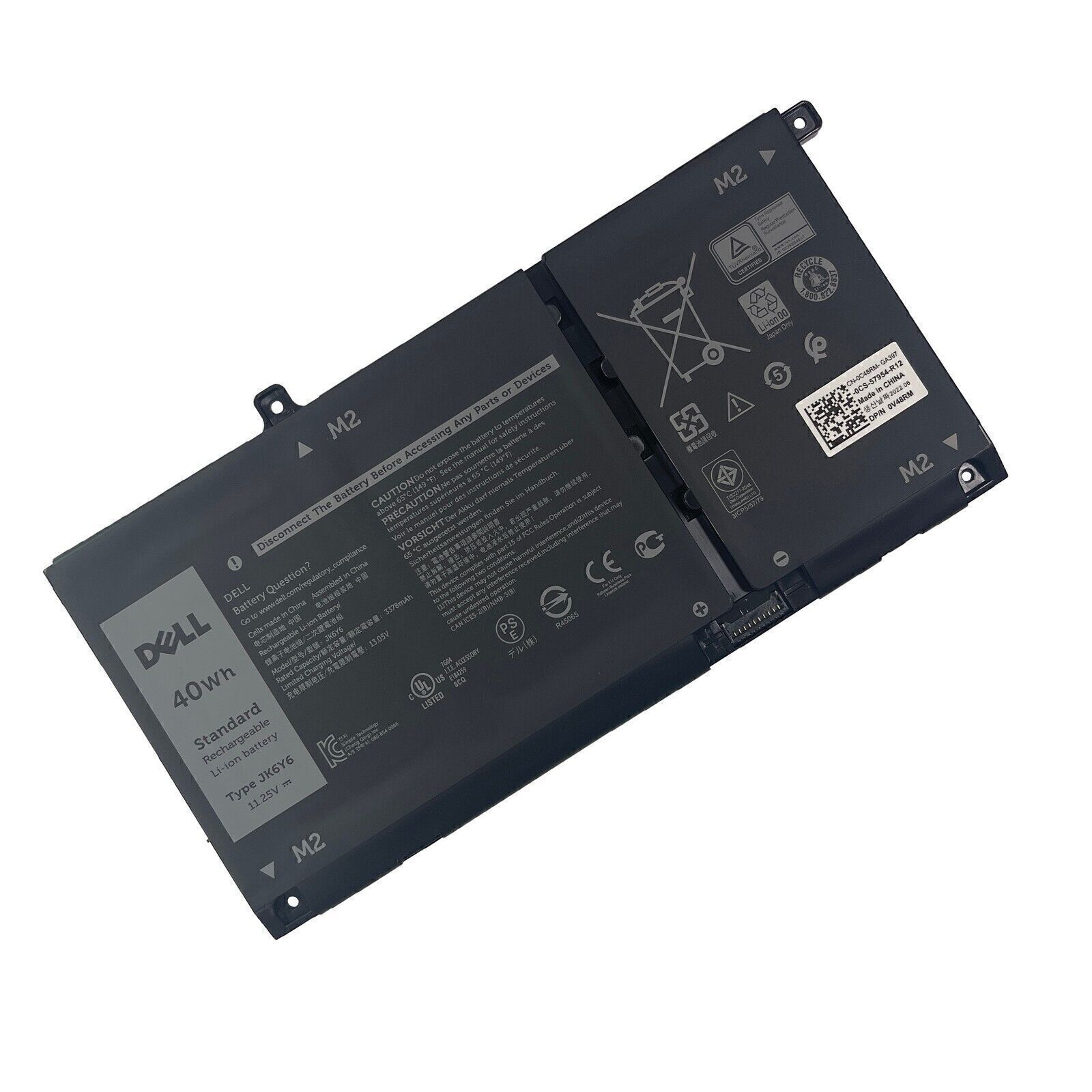 NEW Genuine 40Wh JK6Y6 Battery For Dell Inspiron 5301 5401 5402 5408 5501 2-in-1