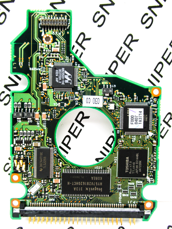 PCB - Toshiba 40GB MK4019GAX (HDD2171 M ZE01 T) G5B0001 A2/FA004B Hard Drive