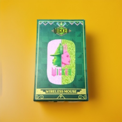 Wicked Themed Wireless PC Mouse Wireless Mouse Battery Operated 