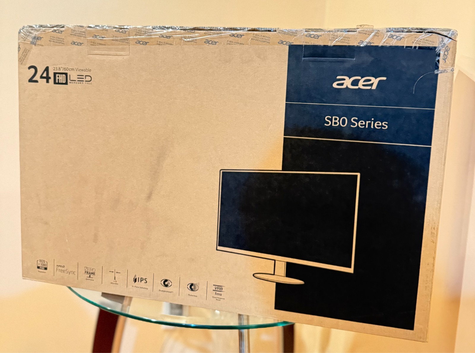 NEW SEALED Acer SB240Y 24” 1080p IPS Monitor Ultra Thin HDMI LED SB0 Series