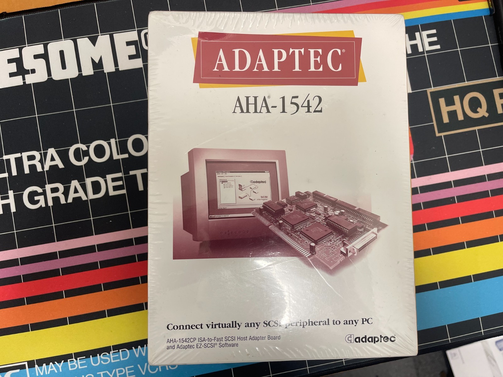 Brand new factory sealed Adaptec AHA-1542 AHA-1542cp adapter & software vintage