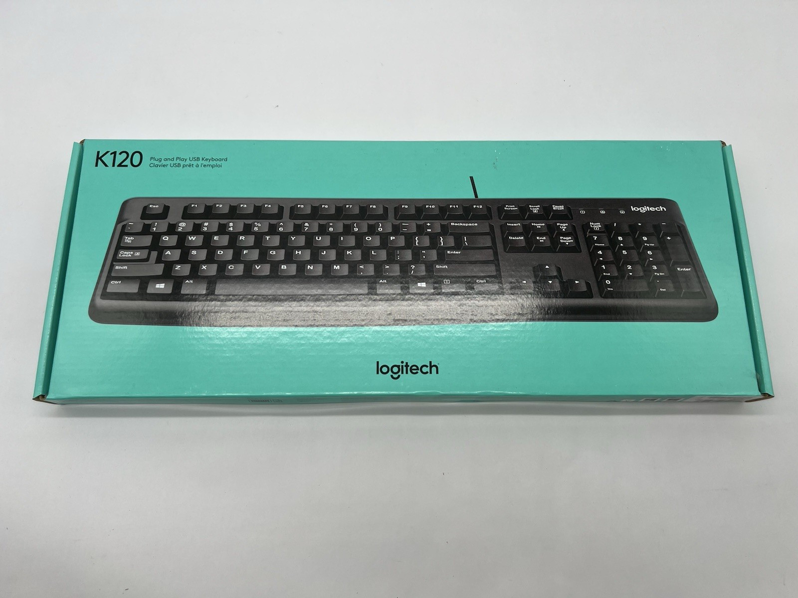 Logitech K120 USB Wired Keyboard-Black