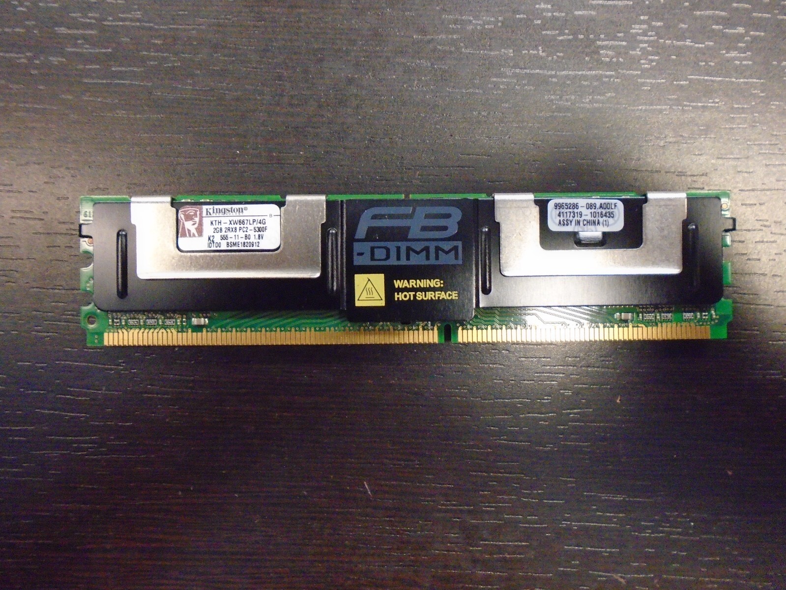 Kingston KTH-XW667291/4G 555-11-B0 1.8V lot of 2
