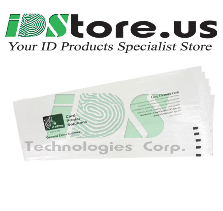 NEW Genuine Zebra ZC Series 105999-311 Cleaning Card Kit (ZC100, ZC300, ZC350) 