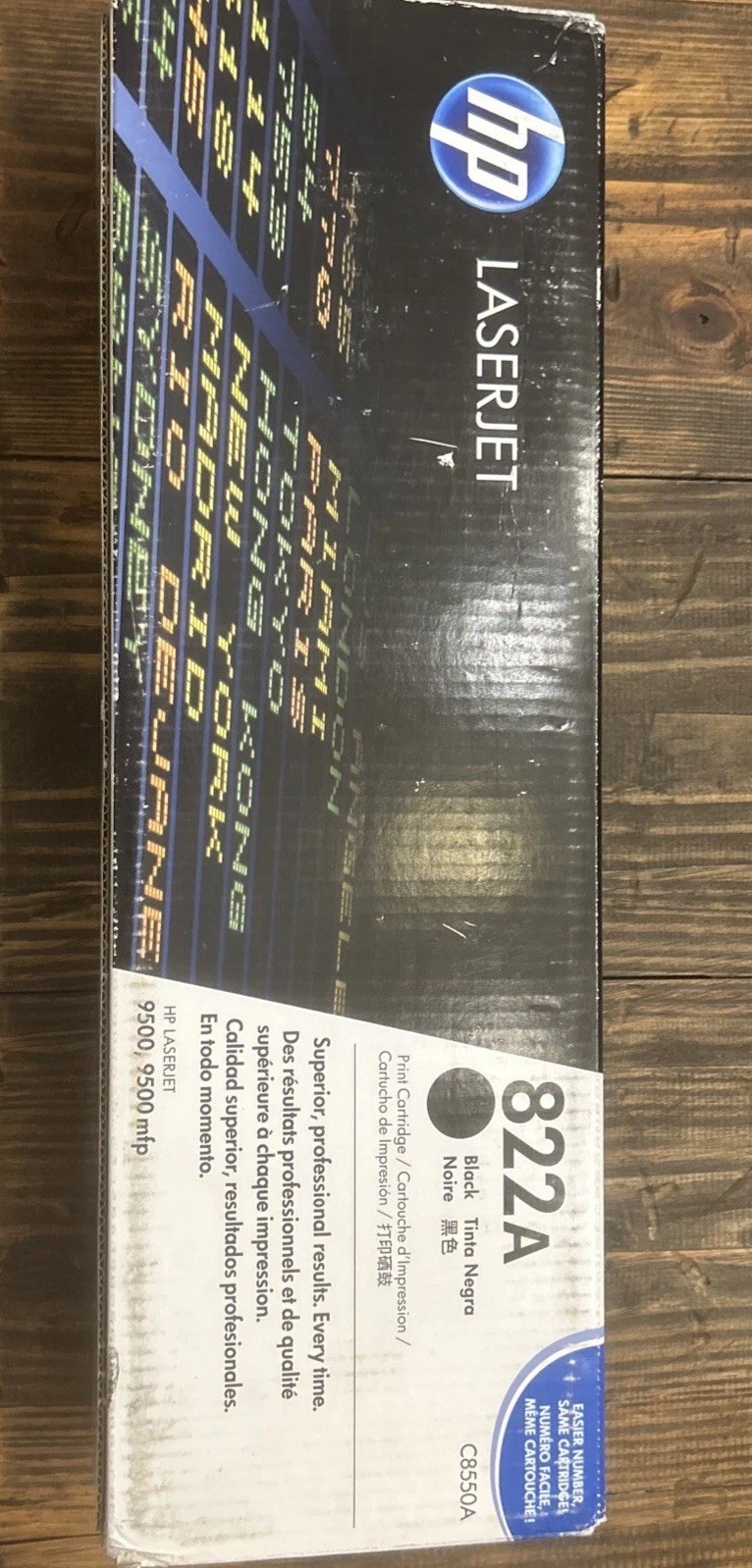 HP 822A (C8560A) Black Toner Cartridge for Color LaserJet 9500 Series