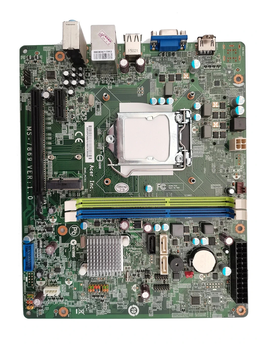 Acer Aspire TC-605 TC-705 XC-605 XC-705 Motherboard MS-7869 DB.SRPCN.001