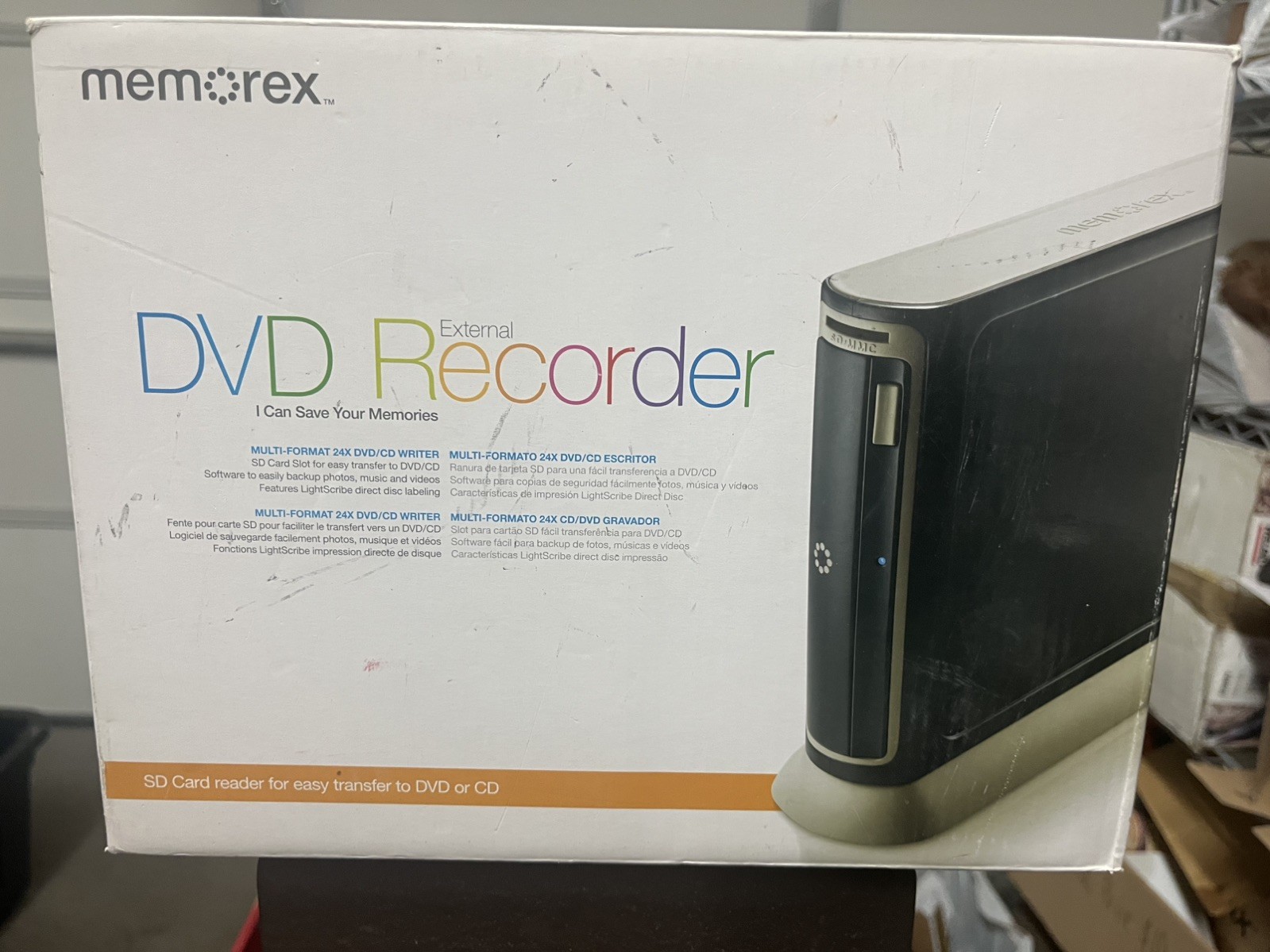 Memorex MRX 550LE v1 Multiformat CD/DVD External Recorder