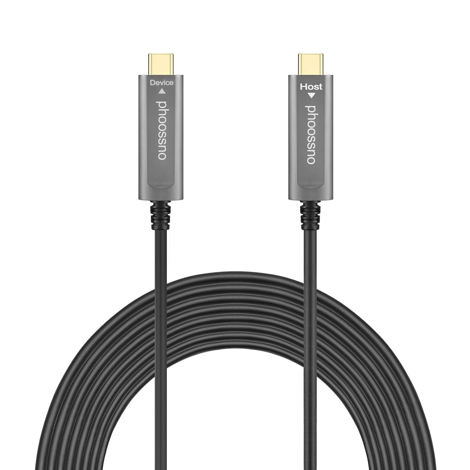 50FT USB 3.1 C Fiber Optic Cable 10Gbps