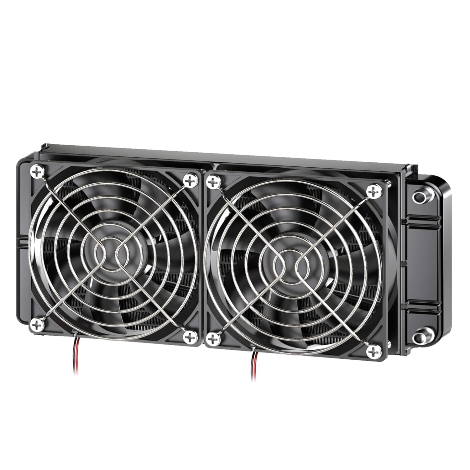 Versatile Aluminum Water Cooling Radiator with 12V Fan for PC and Industrial Use