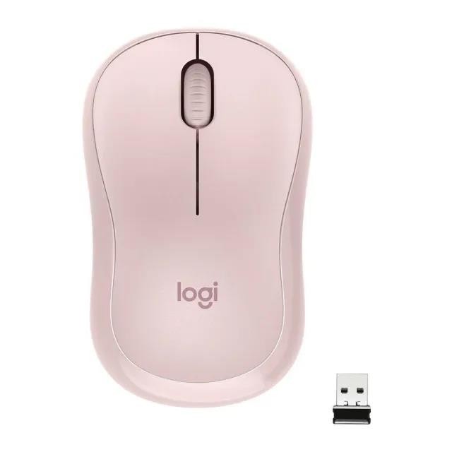 Logitech M220 Silent Wireless Mouse with USB Receiver - Rose (3EA)