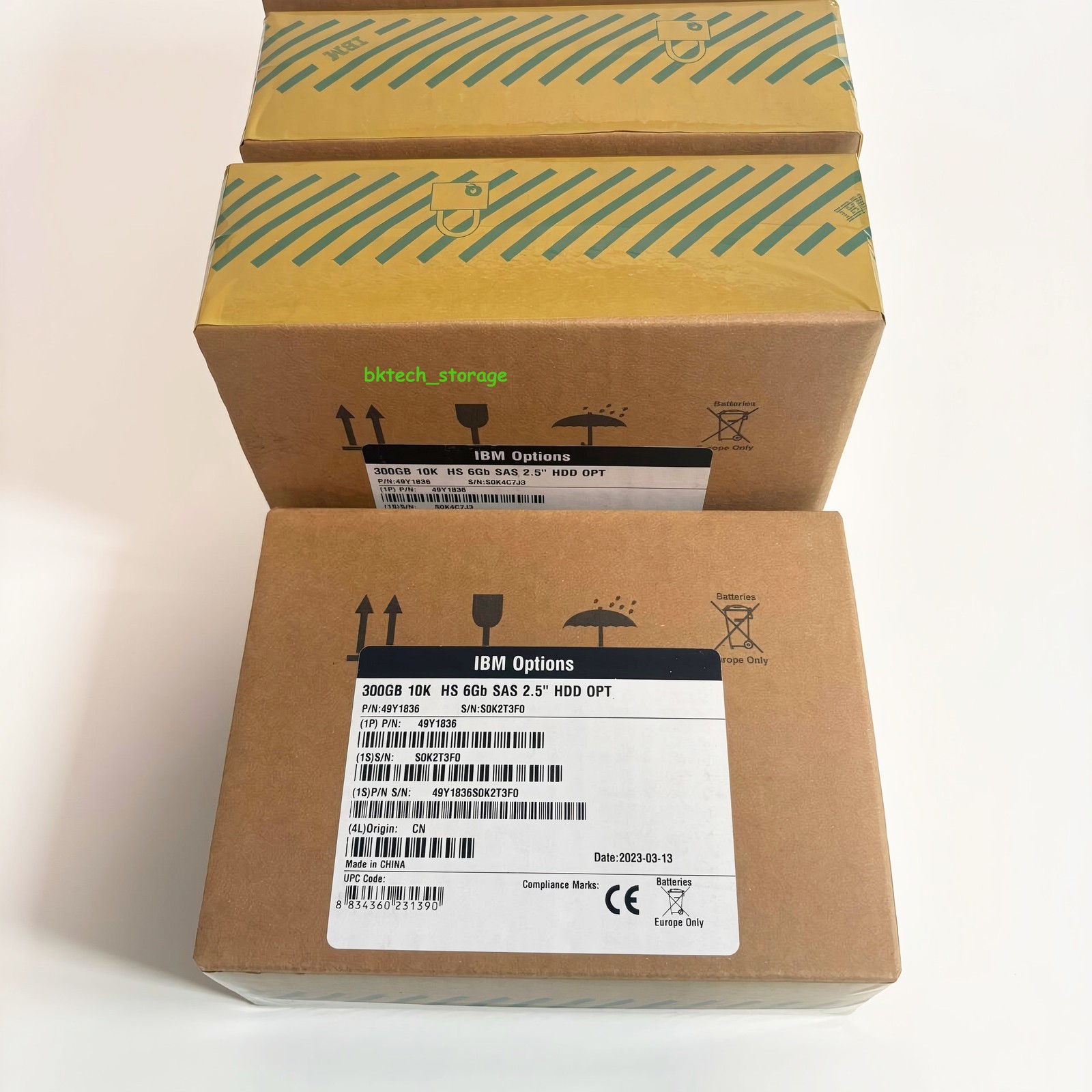 IBM 01EJ027 01EJ029 01AC598 1.8TB V5000 G2 V5030 10K RPM 12Gb 2.5" SAS HDD