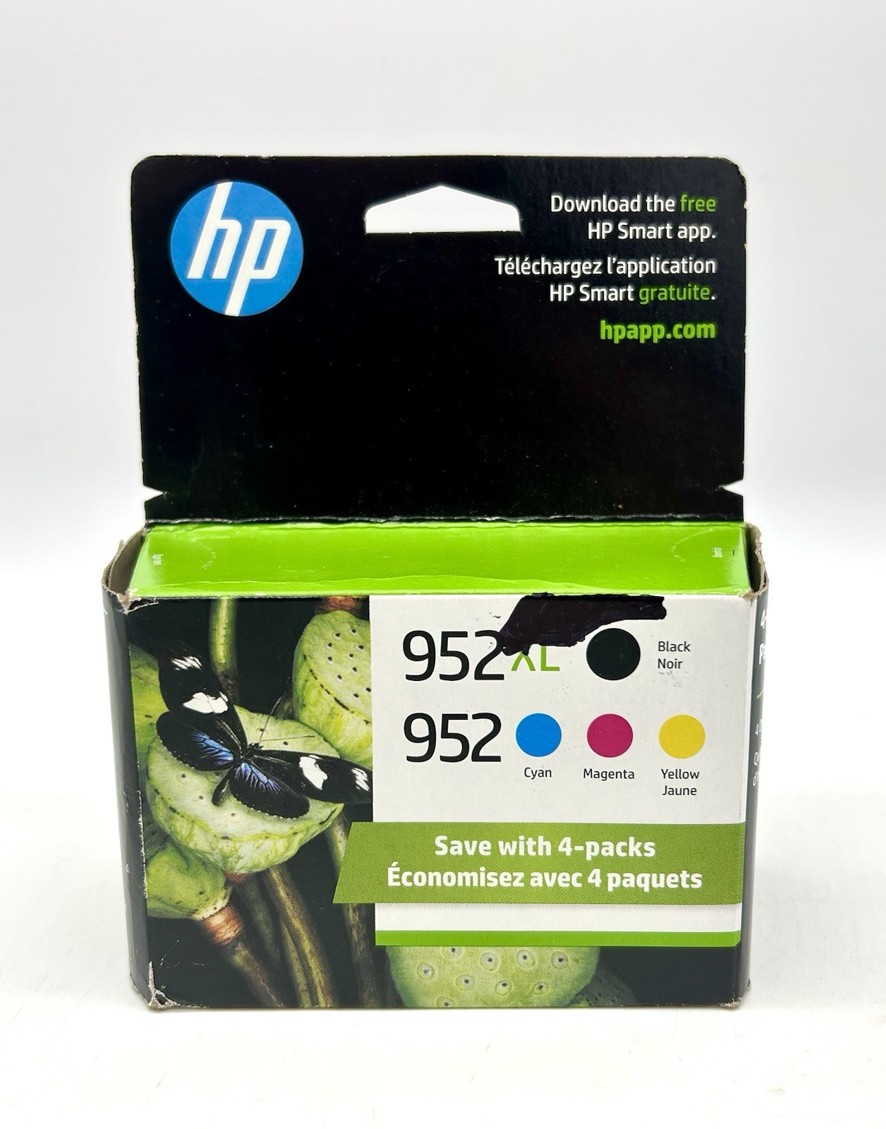 New HP 952 XL Black & 952 Color Ink Combo Pack Of 4 Ink Cartridges EXP- 2027