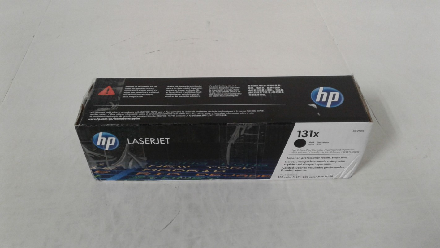 HP CF210X, Black Toner Ctg 131X for HP LaserJet Pro 200 color M251n