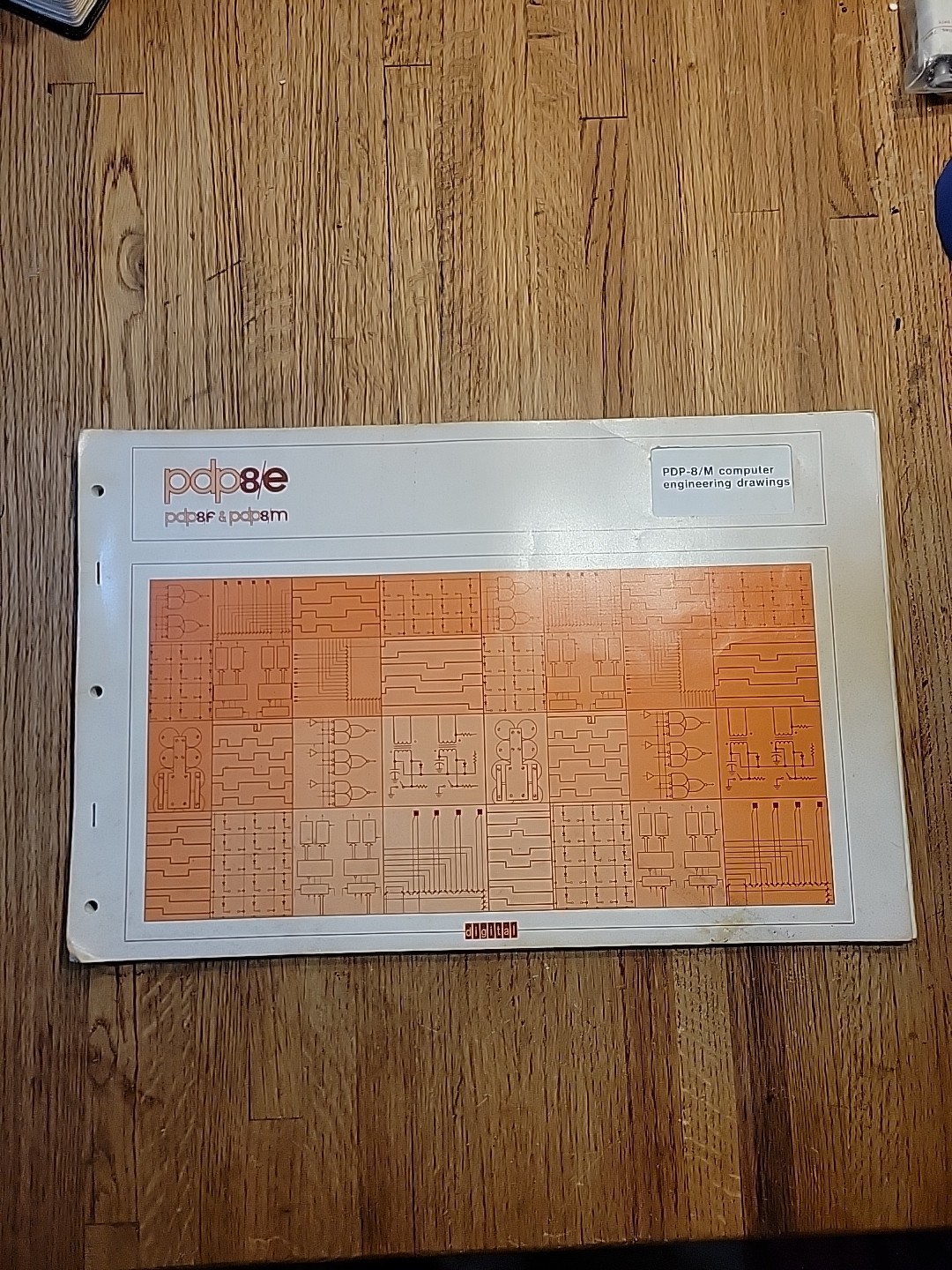  DEC PDP-8/M PDP-8/E Engineering Drawings – Complete Original May 1973 Rev. H VG