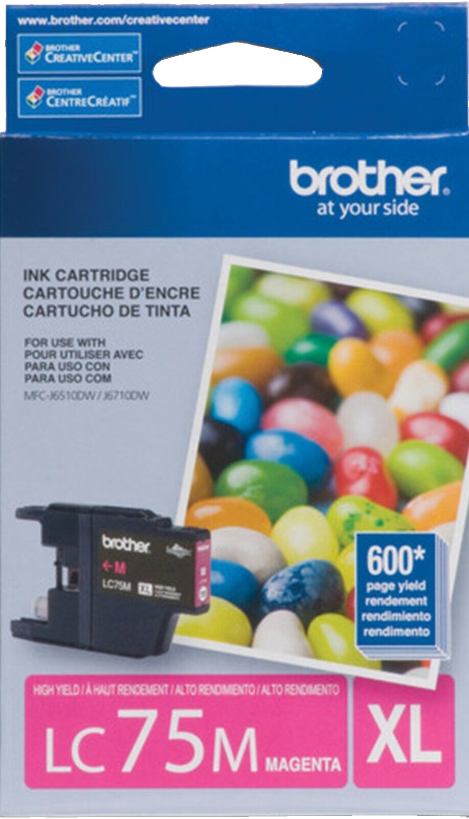 New Genuine Brother LC75XL Magenta Super High Yield Ink Cartridge