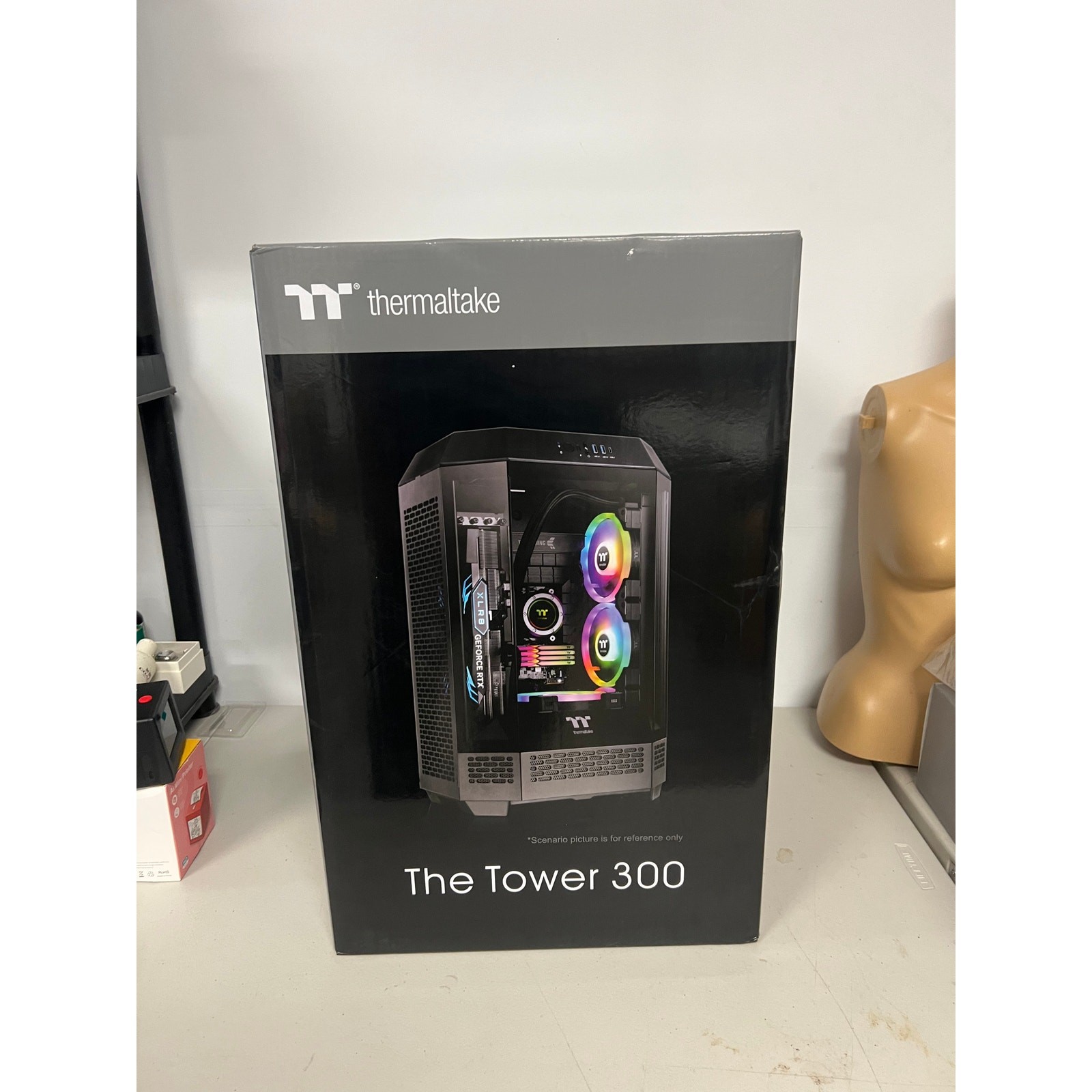Thermaltake The Tower300 Black Micro-ATX PC Case CA-1Y4-00S1WN-00 Tempered Glass