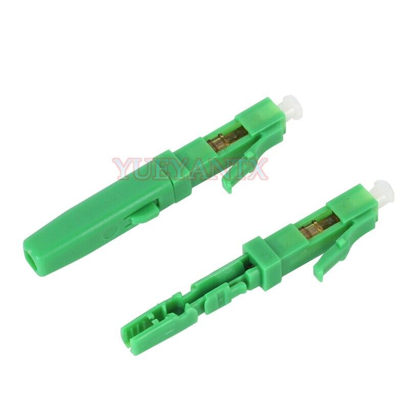 100pcs LC/APC Field Fast Assembly Connector 2.0 3.0mm FTTH Cable Quick Connector