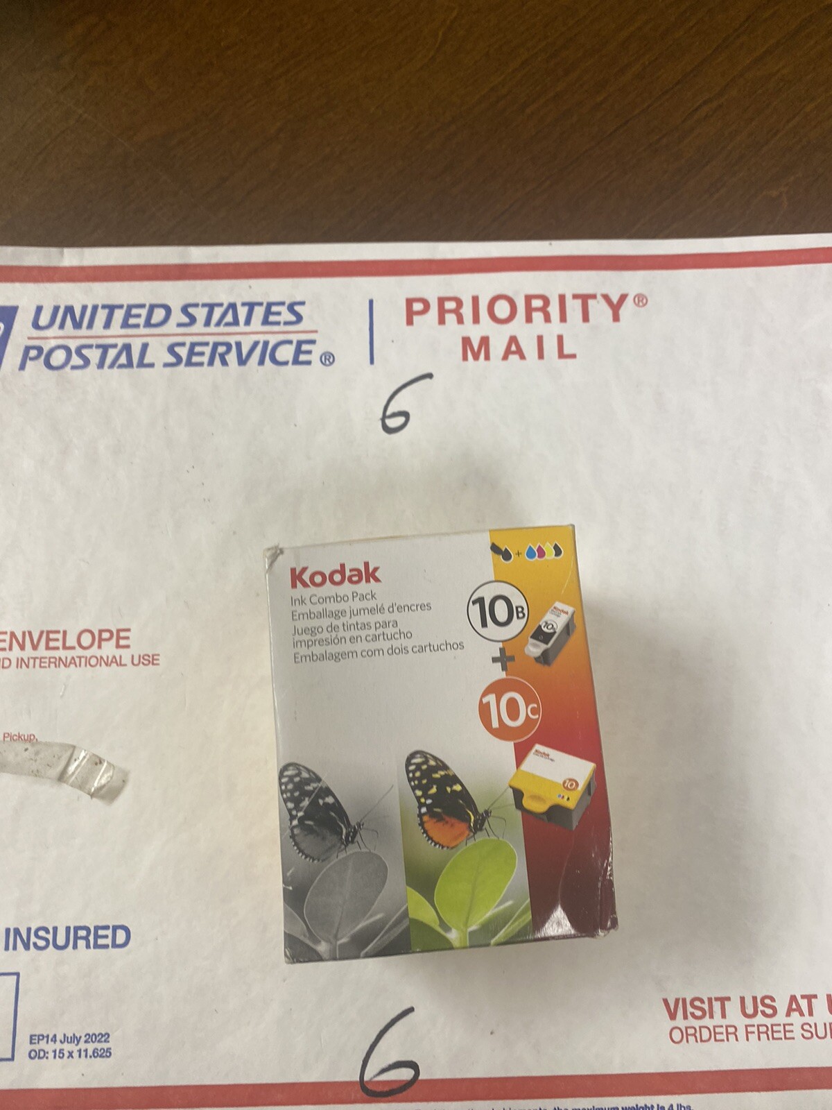 Kodak 10B 10C Black / Color Ink Print Cartridges