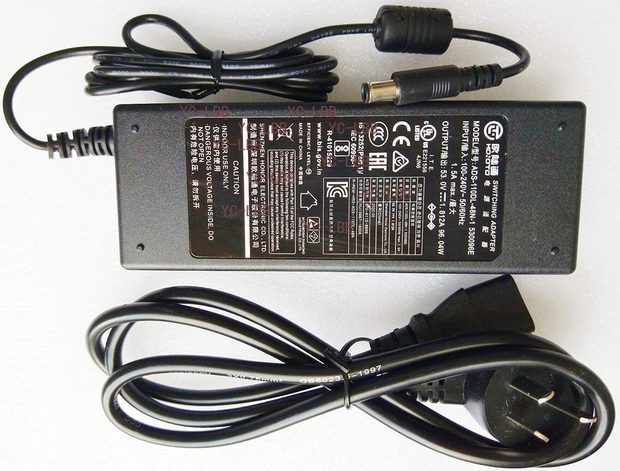 New Original OEM 53V AC Adapter&Cord for Lorex N910A62 16-channel 4K+ Fusion NVR