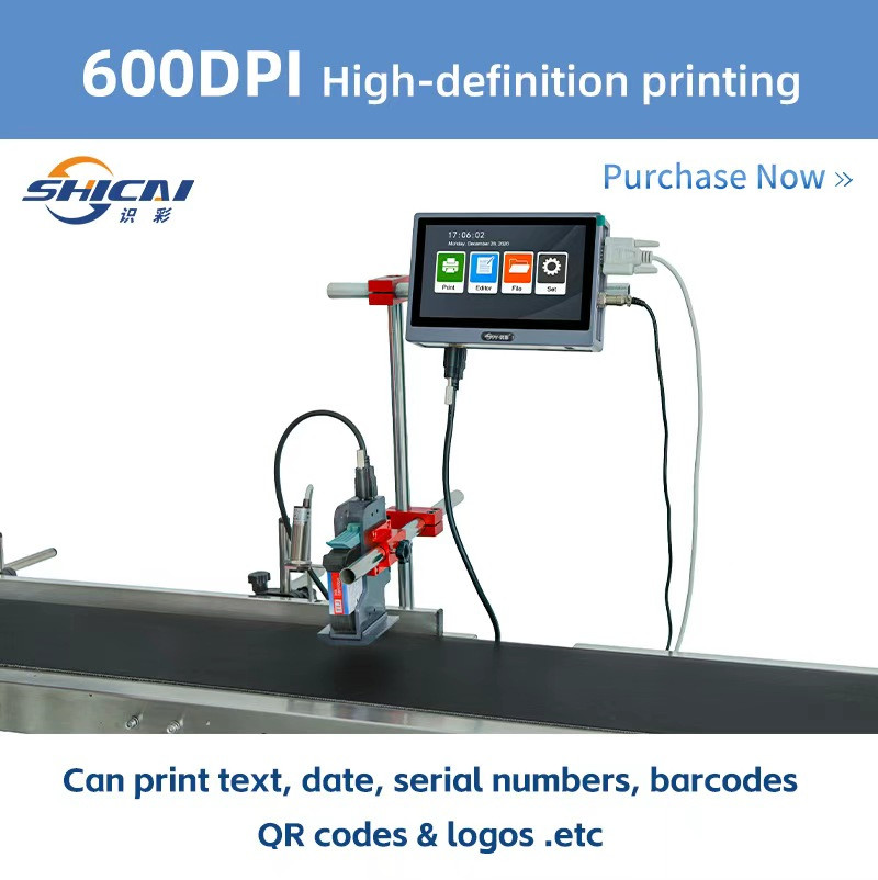 Online Inkjet Printer Automatic 12.7mm No Conveyor QR Barcode