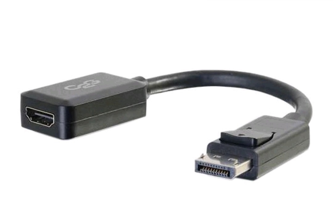 Cables to Go  54322 8in C2G/Cables to Go DisplayPort M to HDMI F BLK New in Pkg