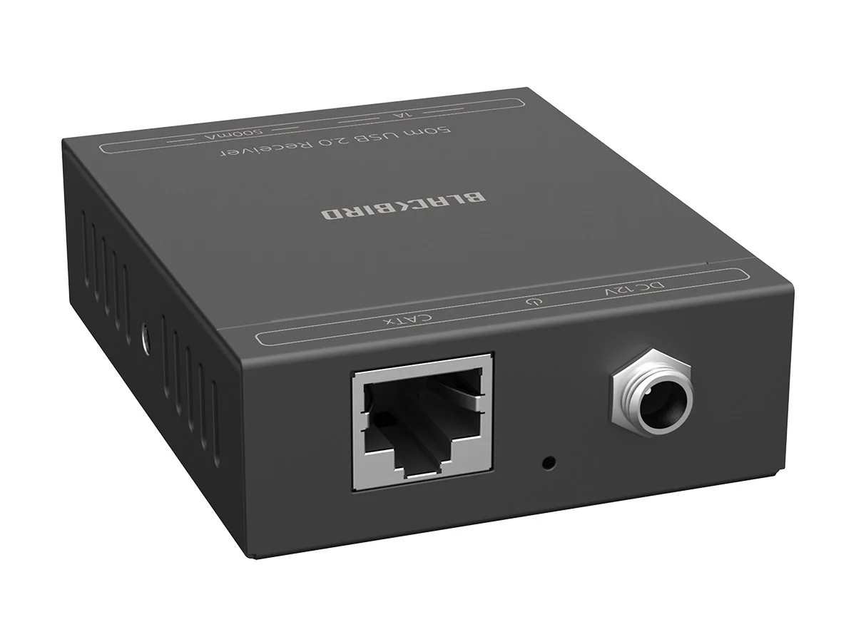 Monoprice 4-Port USB Extender Over Cat5e/6 - 50m For Windows MacOS Android Linux
