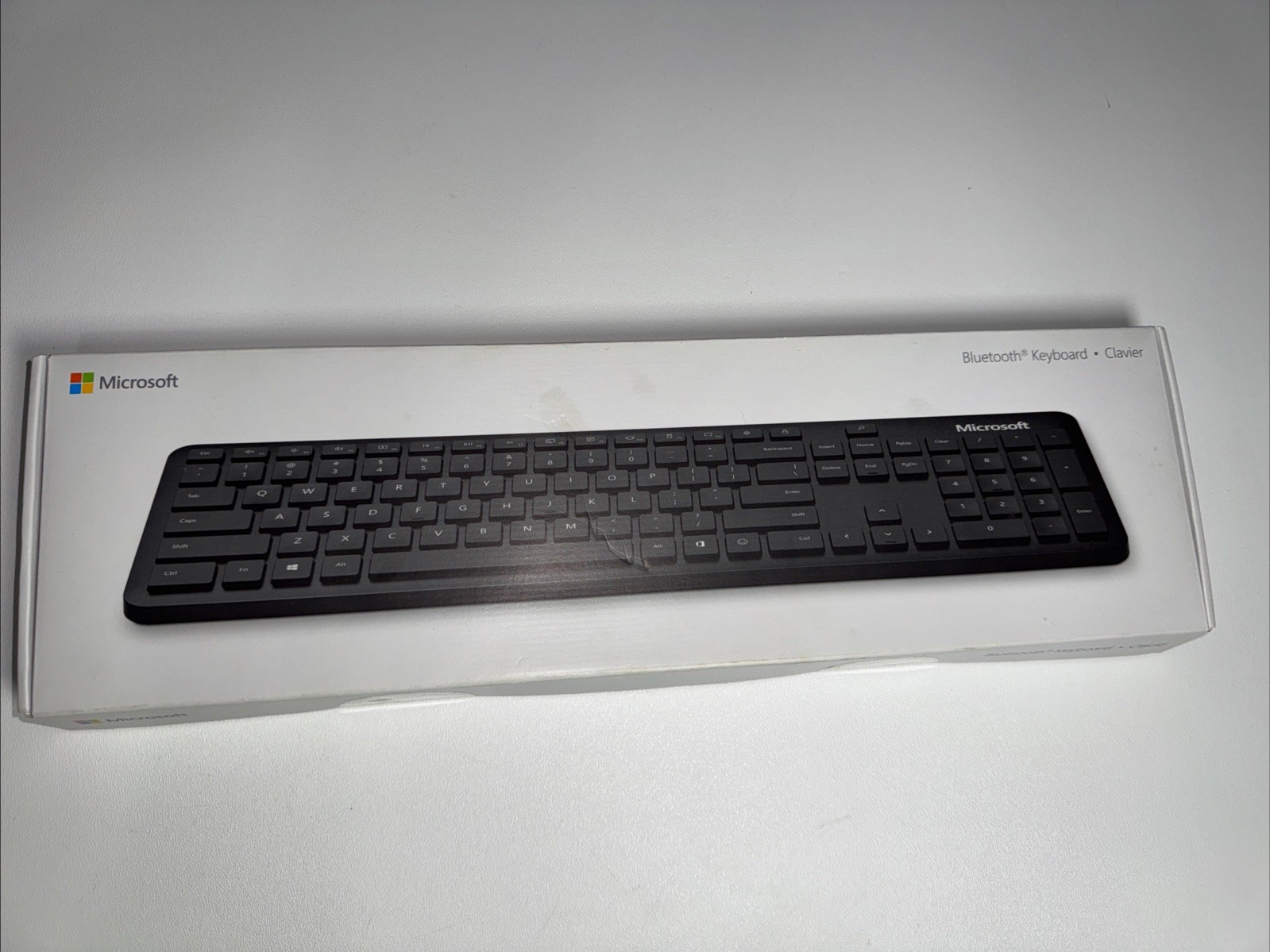 Microsoft Bluetooth Keyboard Slim Wireless Black QSZ-00001 Model 1898 NIOB