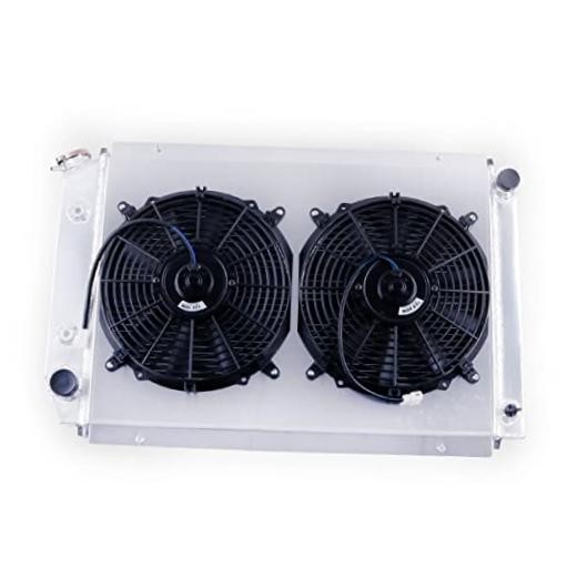 Full Aluminum Radiator with Shroud Fan for 1980-1993 Radiator with Fan Shroud