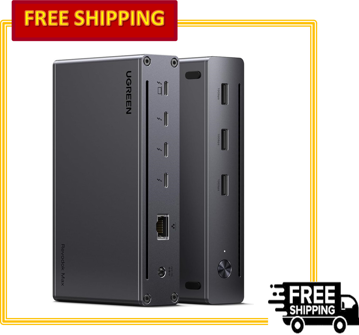 UGREEN Revodok Max 208 Thunderbolt 4 Dock: 8-in1, 4K,8K, 85W Charging for Mac/PC