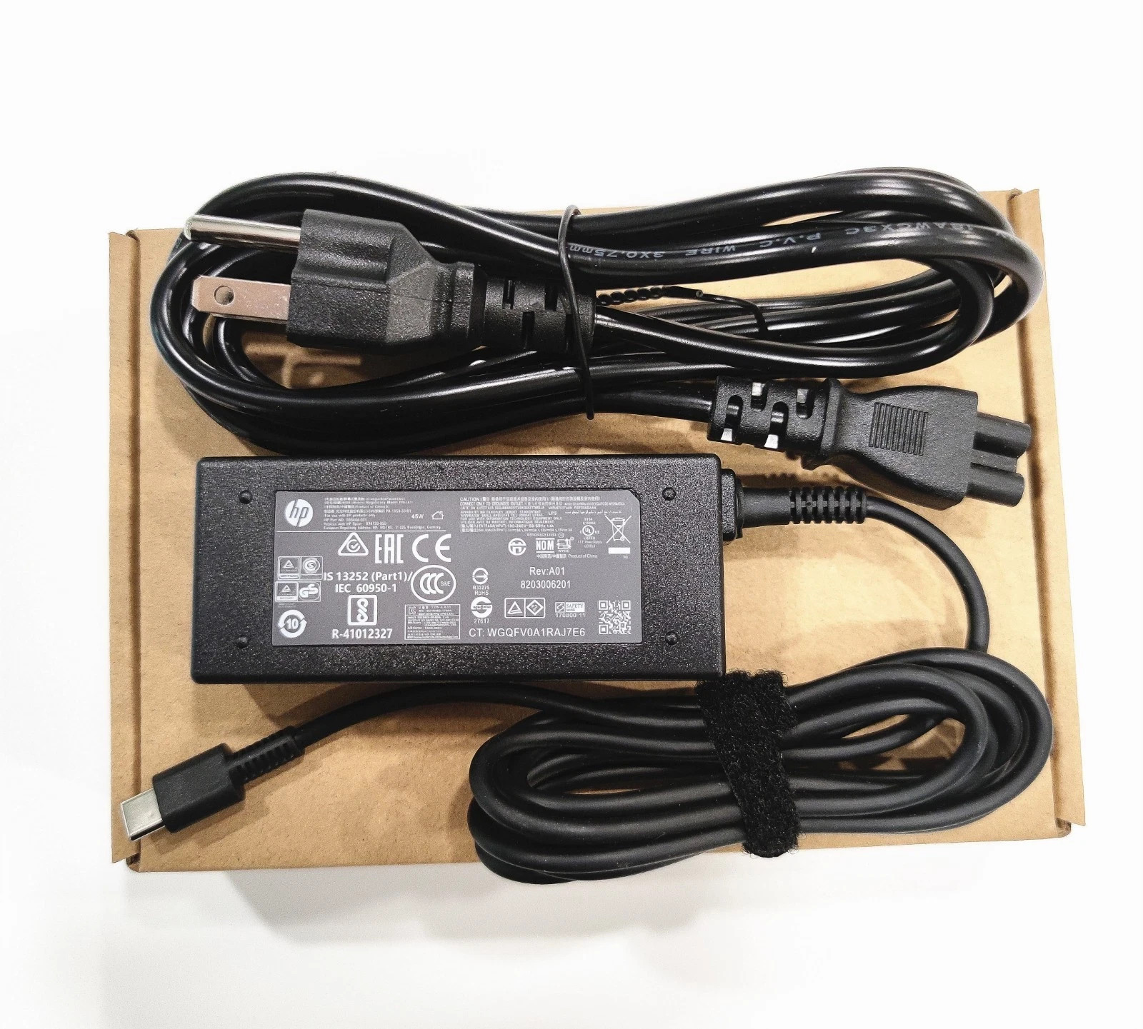 New Genuine 45W HP USB-C Type-C AC Power Adapter Charger L42206-002 L43407-001