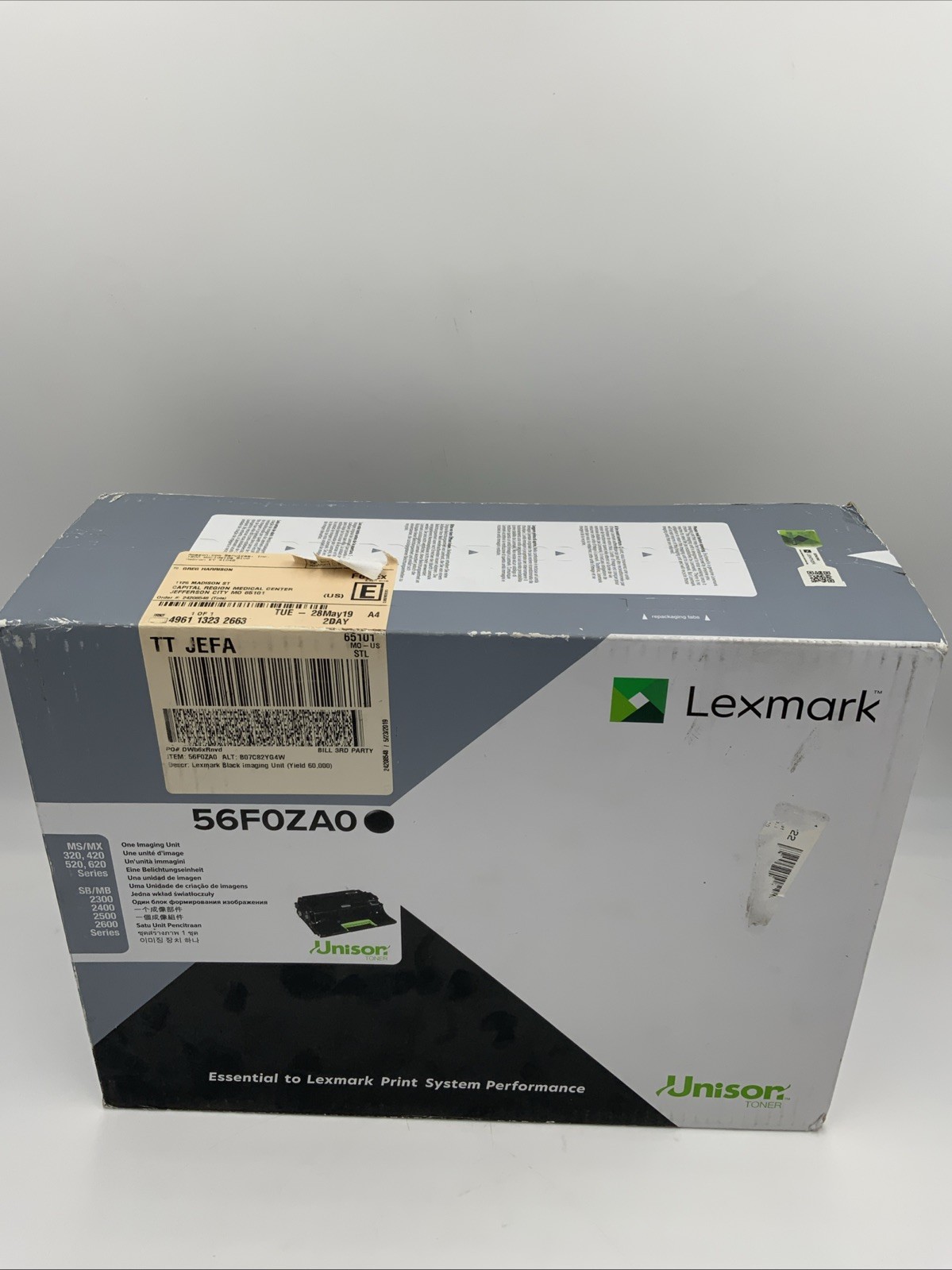 Original Lexmark 56F0ZA0 Black