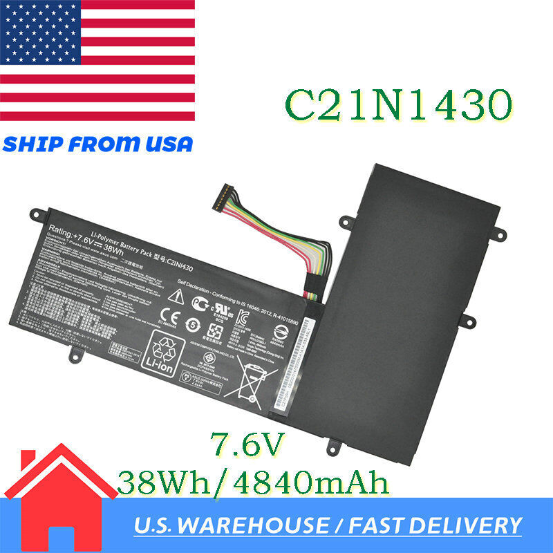New Genuine C21N1430 battery for ASUS Chromebook C201PA C201PA-DS02 C201PA-DS01