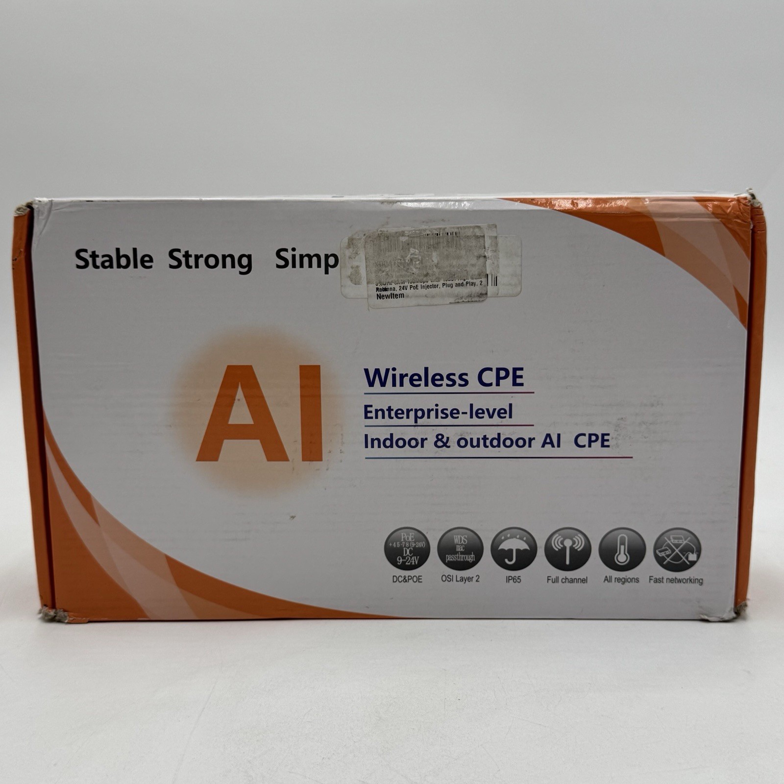 AI Wireless CPE Enterprise-Level Indoor & Outdoor Smart Wireless Bridge CPE520 