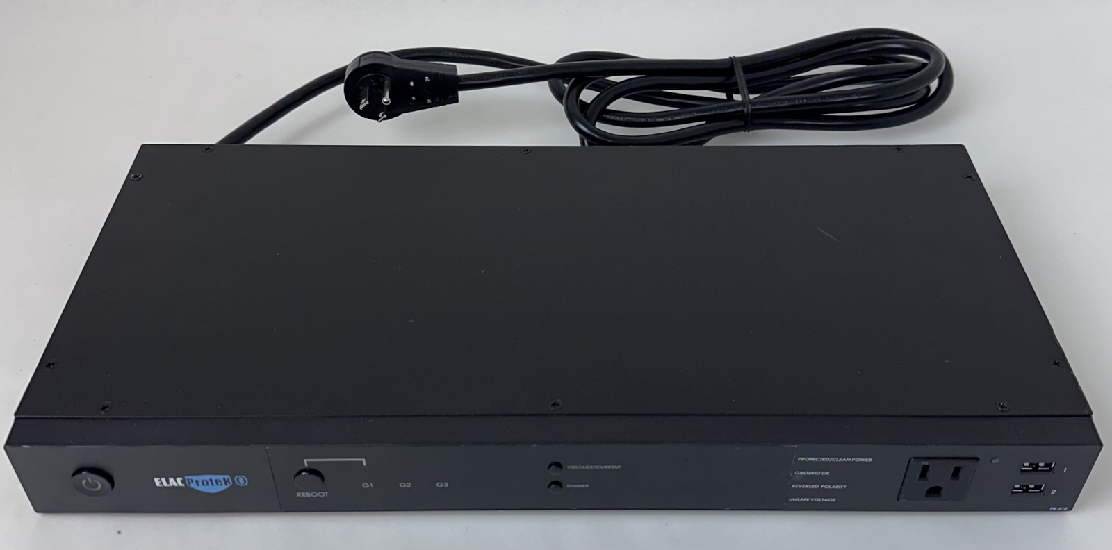 ELAC ProteK 9 Outlet/2 USB 3240 Joules Surge Protector/Power Conditioner PR-81B