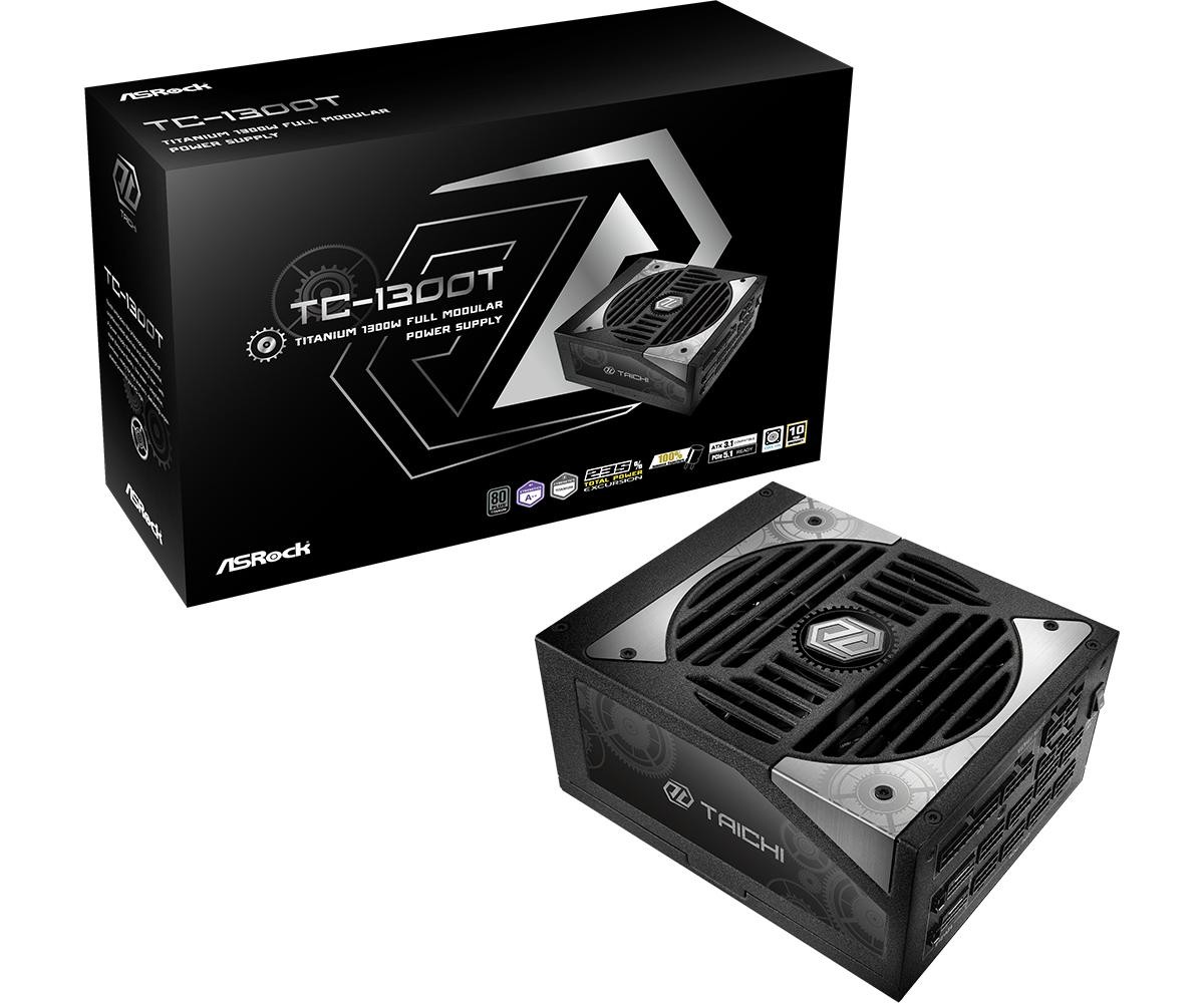 Asrock Taichi TC-1300T power supply unit 1300 W 20+4 pin ATX ATX Black