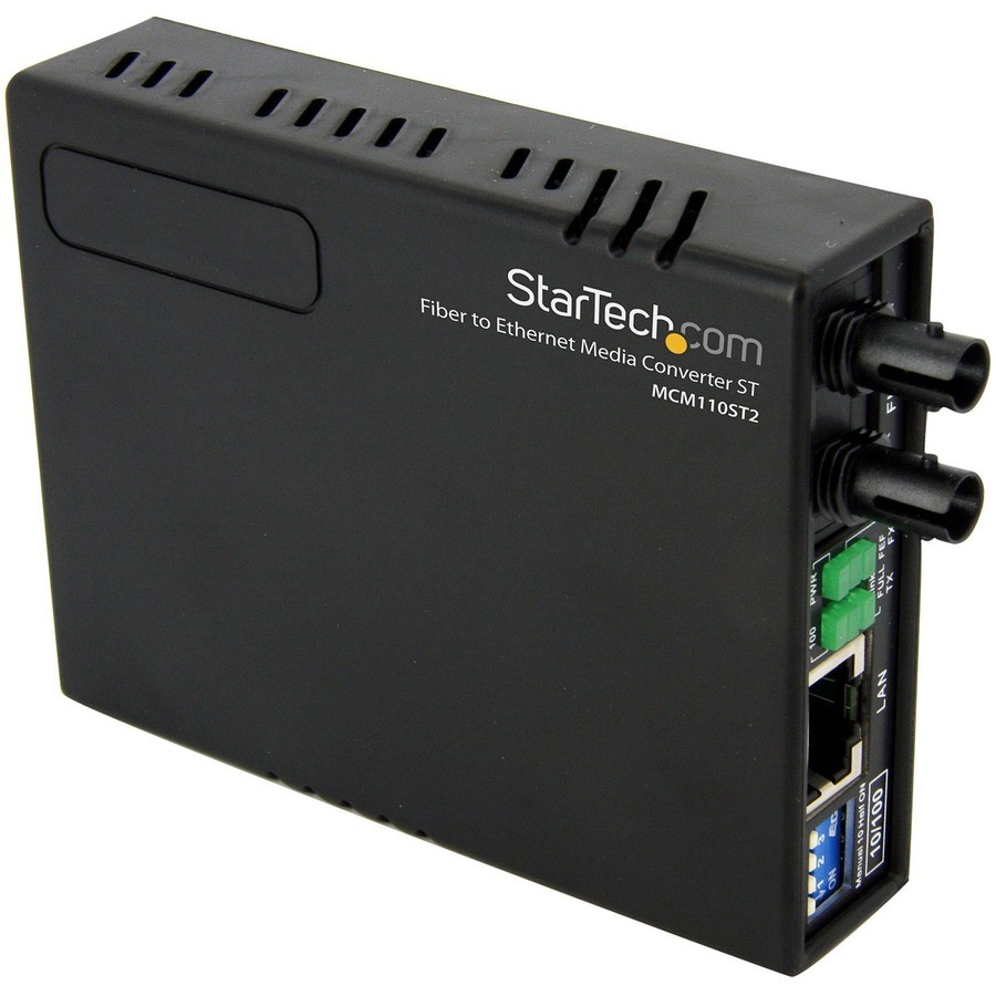 StarTech 10/100 Multi Mode Fiber Copper Fast Ethernet Media Converter ST 2 km,