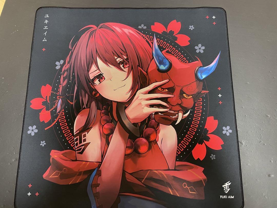 YUKI AIM 2022 DROP 1 LARGE ONI YUKI PAD Black Mousepad FPS LIMITED Unused