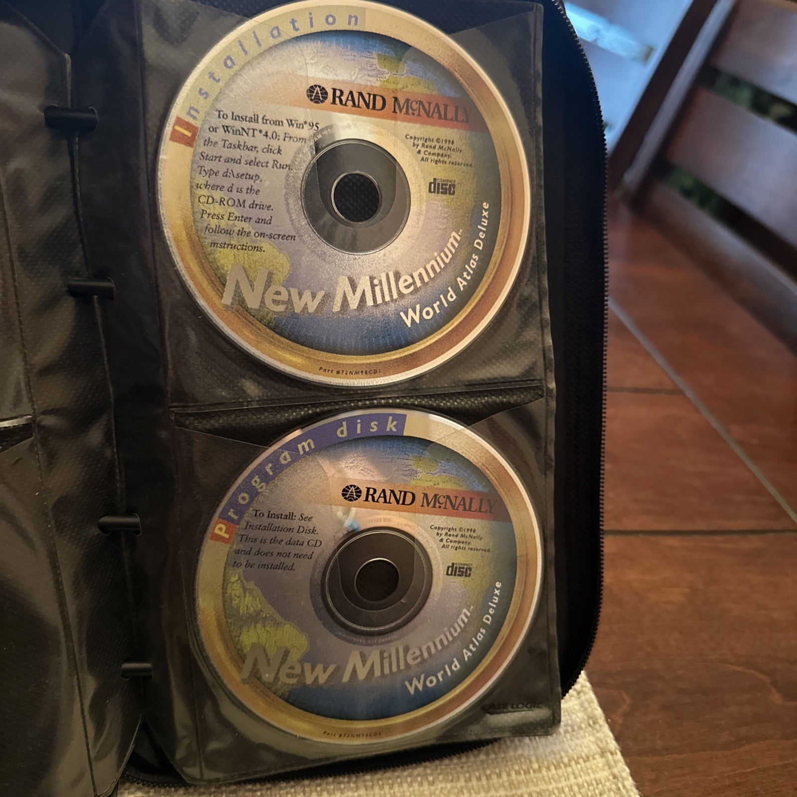 Rand McNally New Millennium World Atlas PC CD-ROM Windows 95/98 Vintage CDs