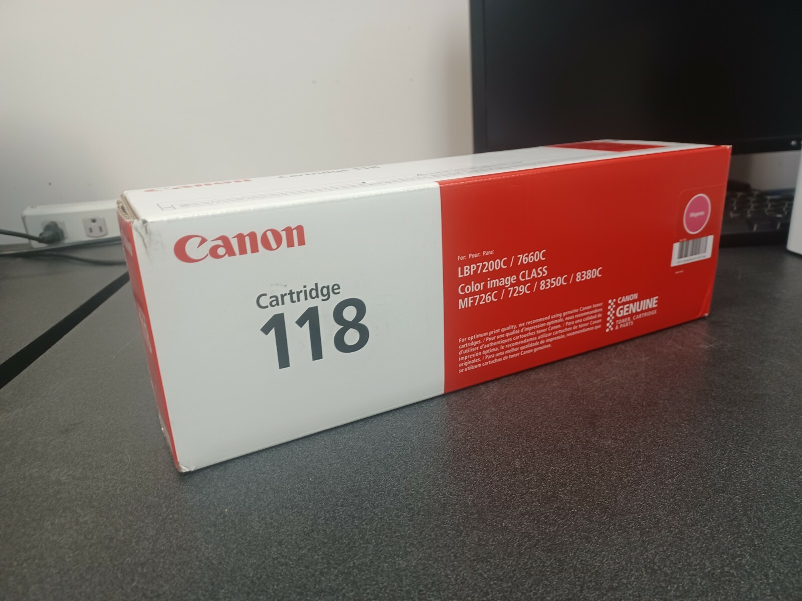 Canon 118  Cyan imageCLASS MF8580 Toner Cartridge